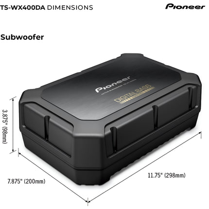 Pioneer TS-WX400DA Class-D Aktivsubwoofer
